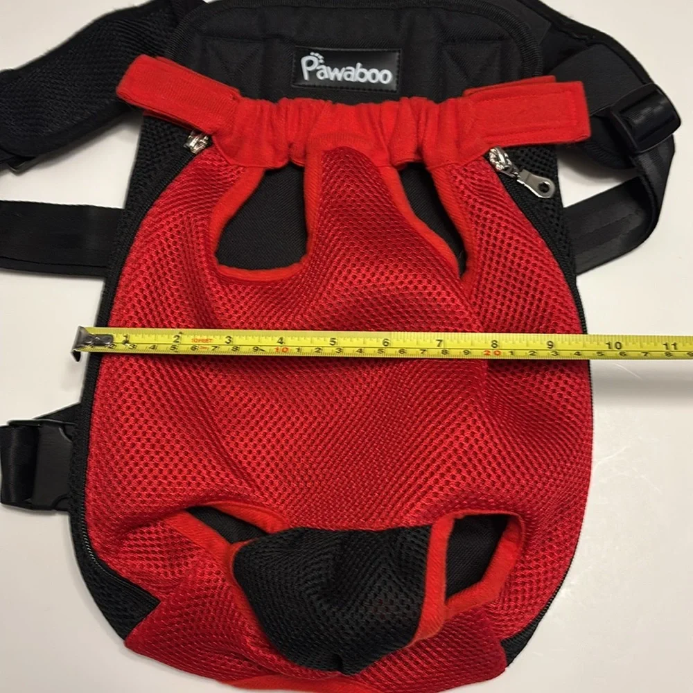 Pawaboo Pet Carrier Backpack or Frontpack, Adjustable Pet Front Legs/Tail Out